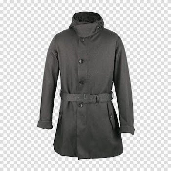 Hoodie Jacket Parka Raincoat, Autumn and winter collar waist Hooded Coat transparent background PNG clipart