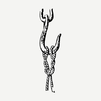 Hook drawing clipart, sailing tool | Free PSD - rawpixel