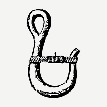 Hook drawing clipart, tool illustration | Free PSD - rawpixel