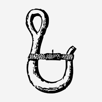 Hook hand drawn illustration. Free | Free Photo - rawpixel