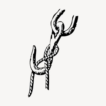 Hook rope hand drawn clipart, | Free Vector - rawpixel