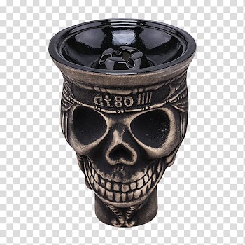 Hookah Blog Skull Tag, SKULL SMOKE transparent background PNG clipart