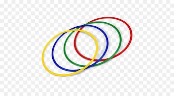 Hoop rolling Plastic Yellow Color - Tight Hoop 