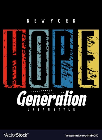 hope typography for t shirt design premium
