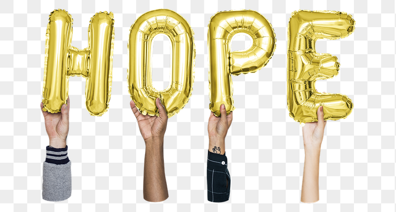 Hope word png, hands holding | Free PNG - rawpixel