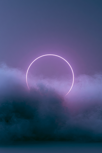 Hopeful Dawn Through the Fog