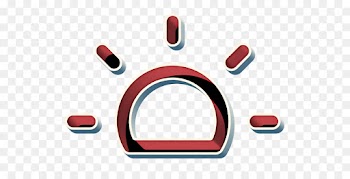 horizon icon rise icon sun icon