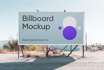 Horizontal Billboard PSD Mockup billboard mockup download & have fun 