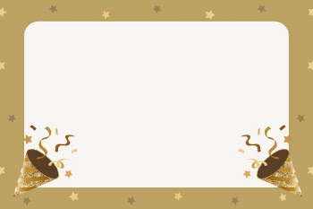 Horizontal confetti frame background, party, | Free Vector - rawpixel