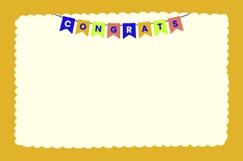Horizontal congrats party flag frame | Free Vector - rawpixel