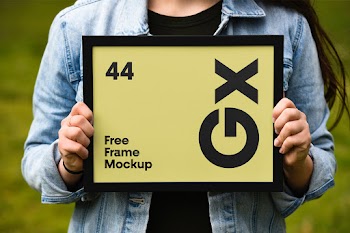 Horizontal Frame PSD Mockup 44 free frame mockup xx 