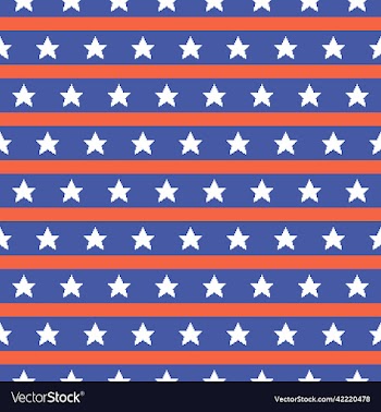 horizontal pattern in the style of the usa flag