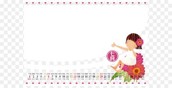 Horizontal version Calendar 