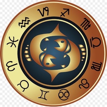 Horoscope Pisces Astrological sign Astrology Illustration - Metal disk Pisces 
