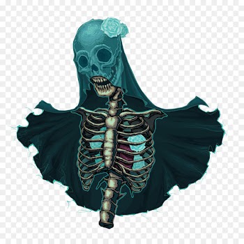 Horror Royalty-free Skull Illustration - Vector skull bride 
