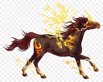 Horse - A vector running horse 