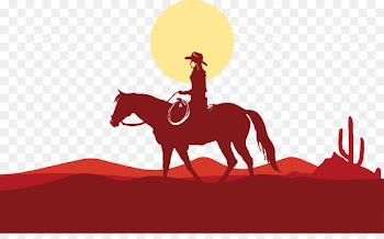 Horse American frontier Equestrianism Cowboy - Cowboy road vector 