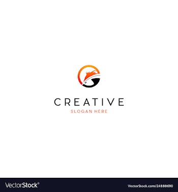 Horse animal creative logo vector image