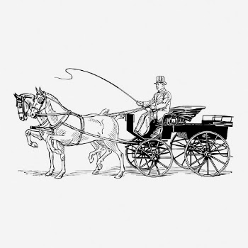 Horse carriage drawing, vintage transportation | Free Photo - rawpixel
