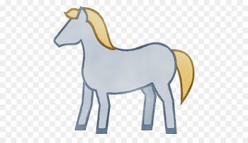 horse cartoon clip art animal figure mane