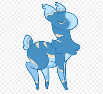 Horse, Cartoon, Line Art, Azure PNG