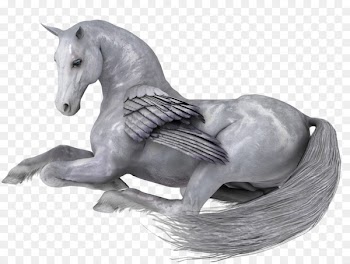 Horse Cartoon - Pegasus 