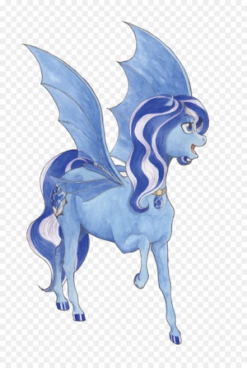 Horse Cartoon - Vector Pegasus 