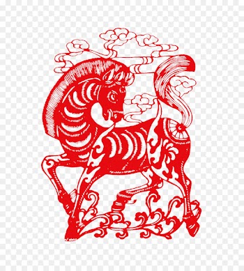 Horse Chinese New Year Chinese paper cutting Papercutting Chinese calendar - Paper cutting horse 