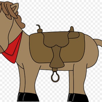 Horse Clip art Saddle Illustration Pony - retrieve border 