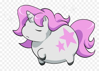 Horse Drawing Unicorn - fat 