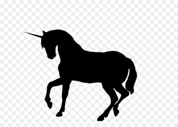 Horse Foal Stallion Silhouette Clip art - unicorn head 