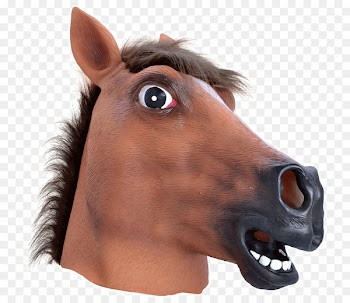 Horse head mask Costume party - horse 