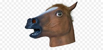 Horse head mask Latex mask Costume - horse 