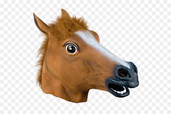 Horse head mask Latex mask Costume party - horse 