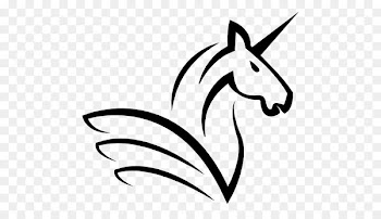 Horse head mask Unicorn Logo - horse 