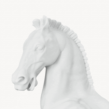 Horse head statue isolated object | Free Photo - rawpixel
