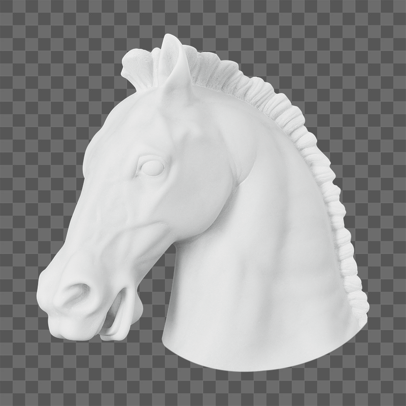 Horse head statue png sticker, | Free PNG - rawpixel