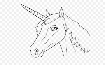 Horse Line art Drawing Unicorn Clip art - unicorn head 