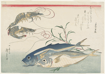 Horse Mackerel, Freshwater Prawns, and | Free Photo - rawpixel