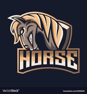 horse mascot logo