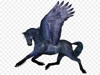 Horse Pegasus - Blue Pegasus 