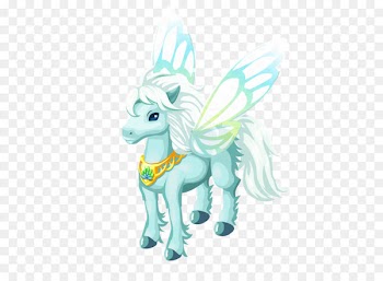 Horse Pegasus Cartoon Unicorn - Pegasus Blue Christmas 
