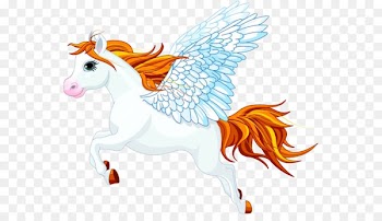 Horse Pegasus Stock photography Greek mythology Clip art - Cartoon flying horse 