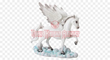 Horse Pegasus Unicorn Figurine White - Pegasus statue 