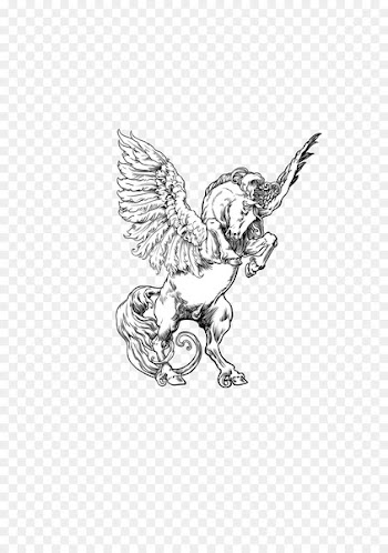 Horse Pegasus Unicorn - Heraldry,Pegasus,Wild beast,Beast 