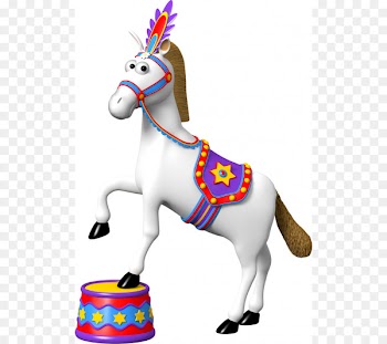 Horse Pony Circus Sticker Carpa - horse 