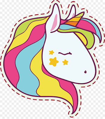 Horse Pony Euclidean vector Unicorn - Vector hand-painted cute ...
