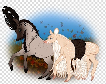 Horse Pony Pack animal Live, autumn meadow transparent background PNG clipart