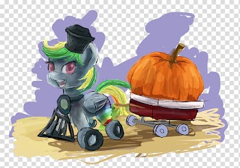 Horse Pumpkin Halloween Toy, Train Wheel transparent background PNG clipart