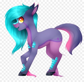 Horse Purple Cartoon Legendary creature Yonni Meyer -  